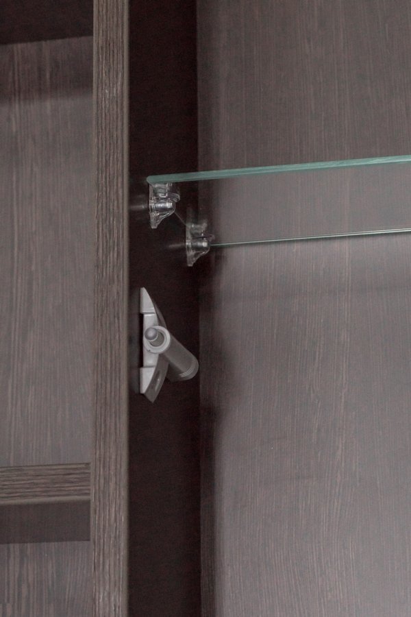 Зеркальный шкаф Style Line Кантри 90 ЛС-00000462, венге