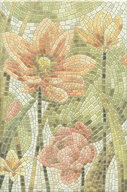 Керамическая плитка Kerama Marazzi Декор Летний сад Лилии лаппат. 20х30