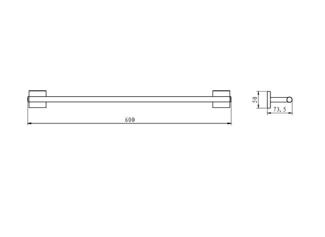 Полотенцедержатель Aquanet Flash S16, 60 см