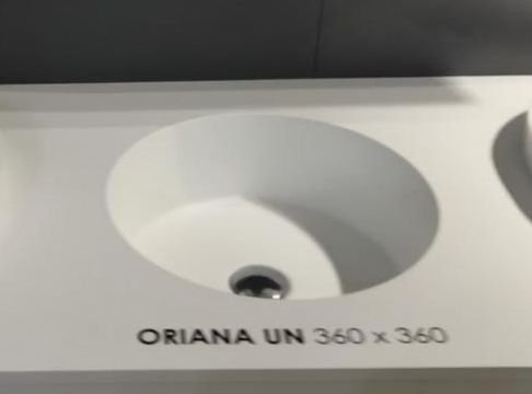 Раковина Kerrock Oriana-UN 40x40x15 см встраиваемая белая