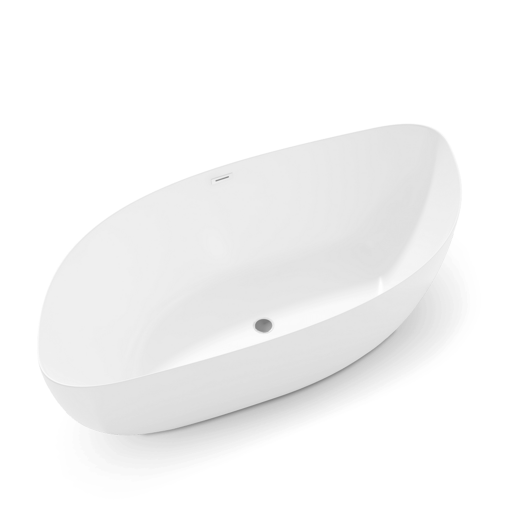 Акриловая ванна 180х90 см Black&White Swan SB 222 222SB00 белый глянцевый