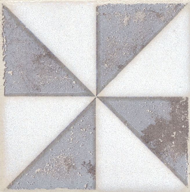 Керамическая плитка Kerama Marazzi Вставка Амальфи орнамент серый 9,9х9,9 
