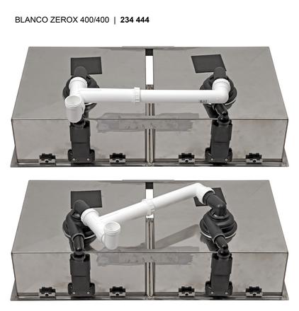 Кухонная мойка Blanco Zenar 400/400-U 521620 нержавеющая сталь