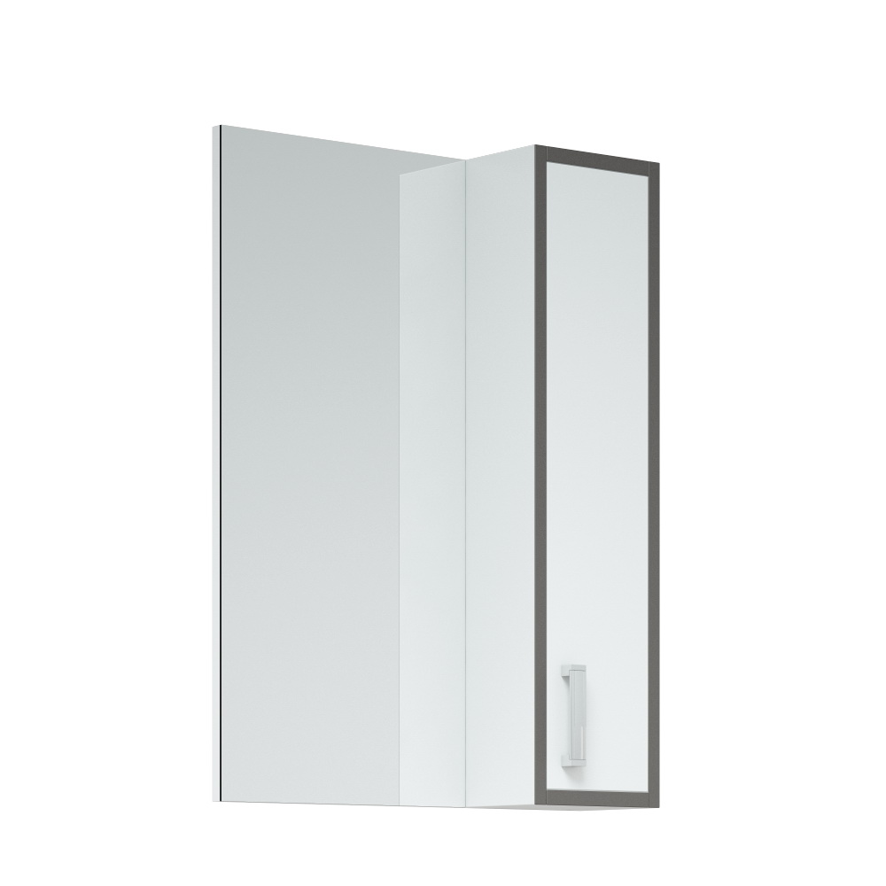 Зеркальный шкаф Corozo Спектр 50 серый