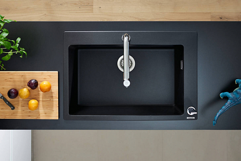 Кухонная мойка Hansgrohe S510-F660 43313170, черный графит