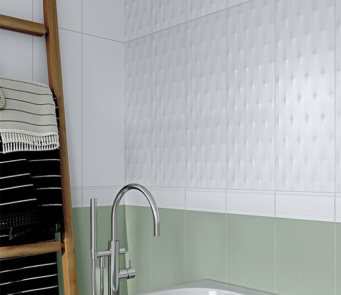 Керамическая плитка Meissen Плинтус Trendy белый 15х25 - изображение 6