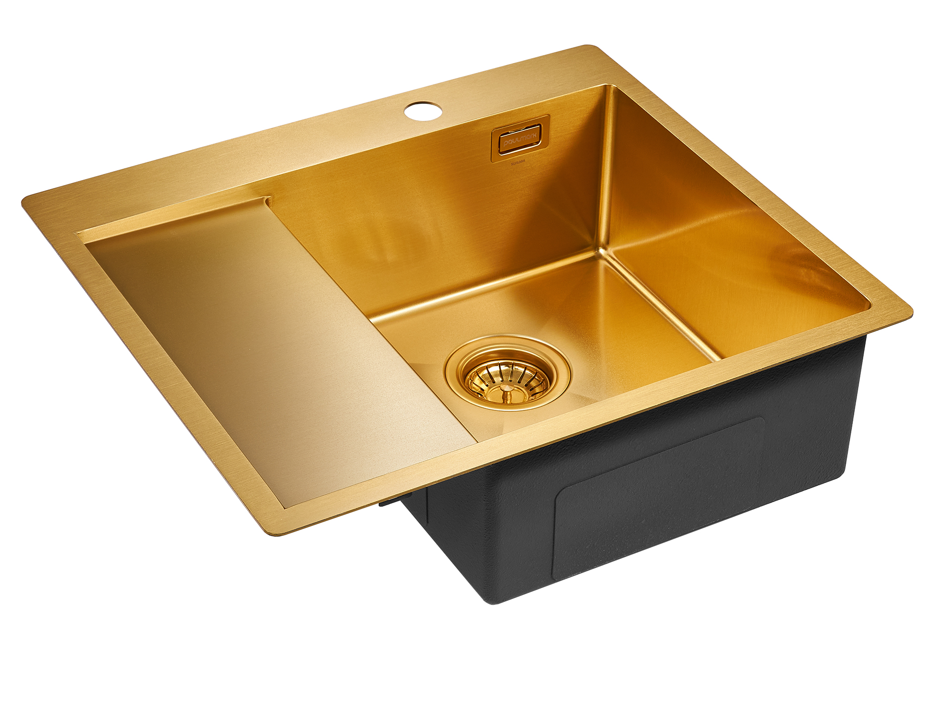 Мойка кухонная Paulmark Alster PM825951-BGR брашированное золото