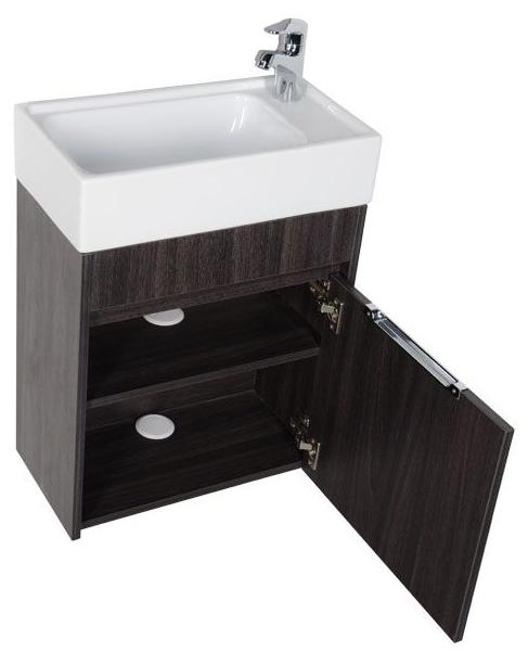 Комплект мебели для ванной Aquanet Лидс 50 эвкалипт мистери