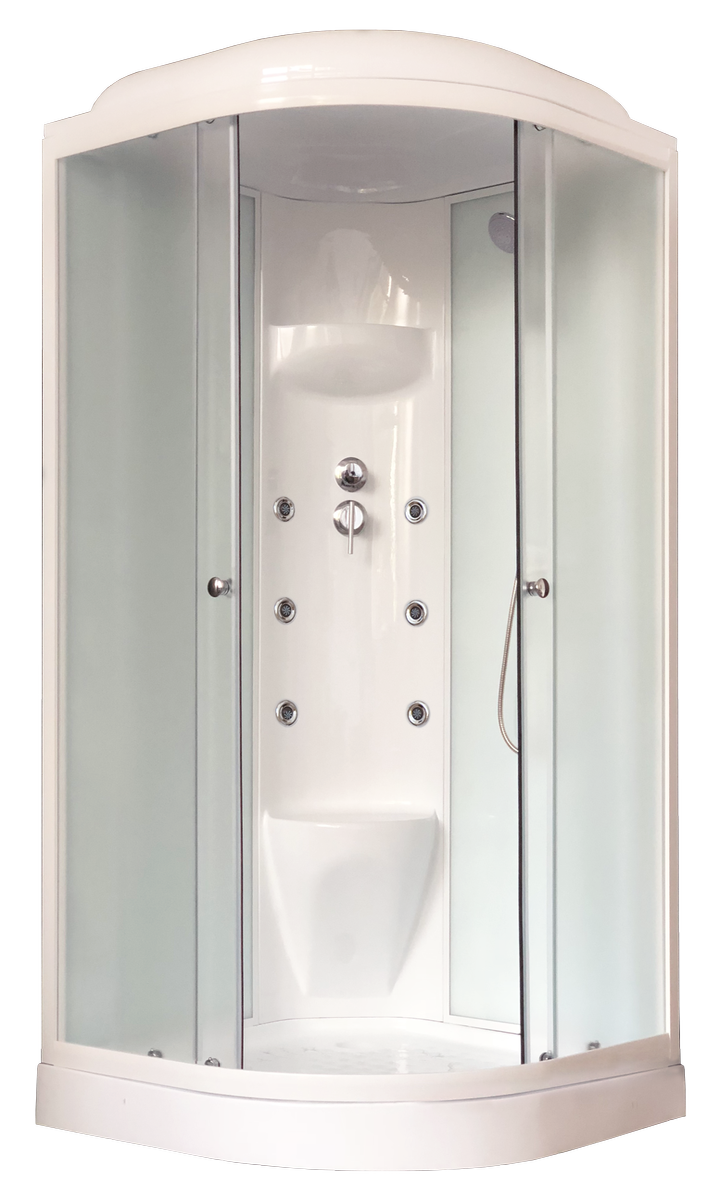 Душевая кабина Royal Bath 90HK7-WC белое/матовое 