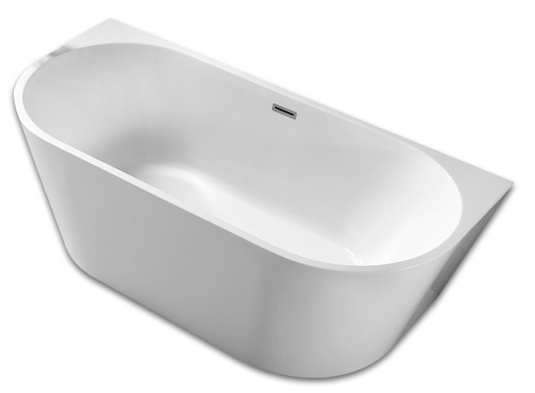 Акриловая ванна Abber 150х80 см AB9216-1.5, белый