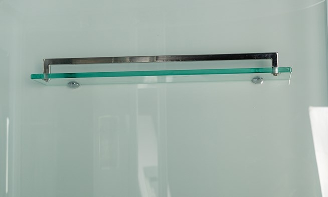 Душевая кабина WeltWasser WW500 90х90 см Nesse 902 профиль хром, стекло прозрачное
