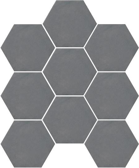 Плитка из керамогранита матовая Kerama Marazzi Тюрен 12x10.4 серый (SG1002N)