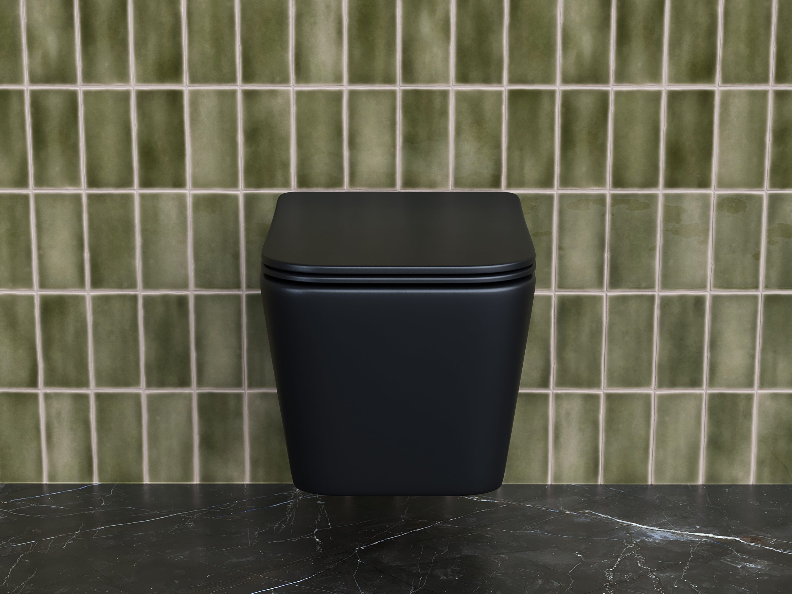 Комплект подвесной безободковый унитаз Ceramica Nova Metric CN3007MB черный матовый с сиденьем микролифт  +  инсталляция Geberit Delta 458.149.21.1 с кнопкой, хром глянцевый