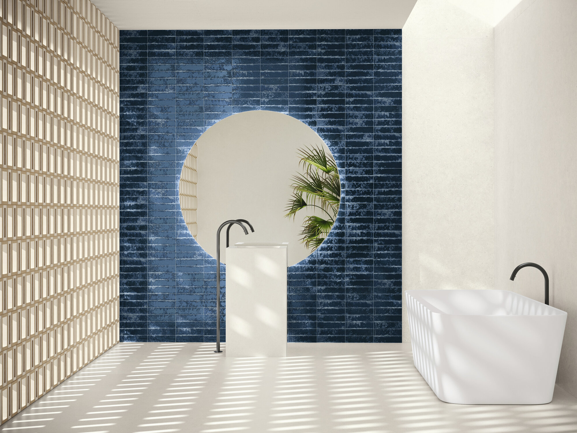 Керамическая плитка Carmen Плитка Pukka Jade Blue 6,4x26 - изображение 11