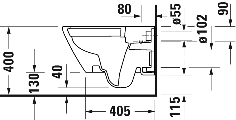 Унитаз подвесной Duravit D-Neo Rimless 257709 - изображение 10