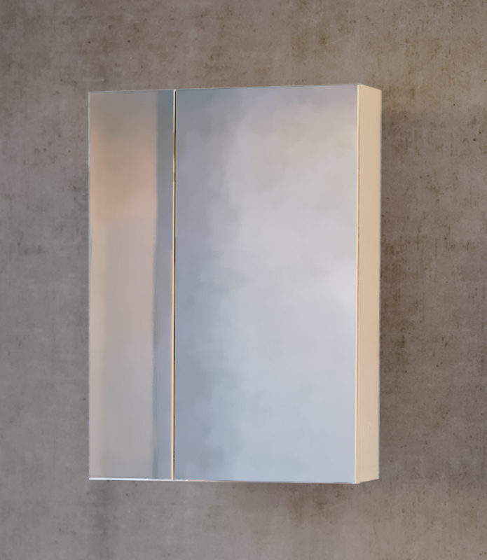 Зеркальный шкаф Raval Quadro/Fest Qua.03.60/W, 60 см