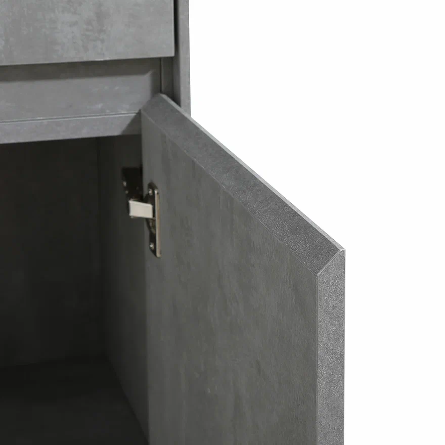 Шкаф-пенал Vincea Chiara/Luka VSC-1CL150CT 35 см, Cement - 3 изображение