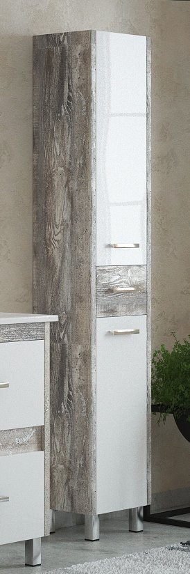 Шкаф-пенал Corozo Верона 35, серый