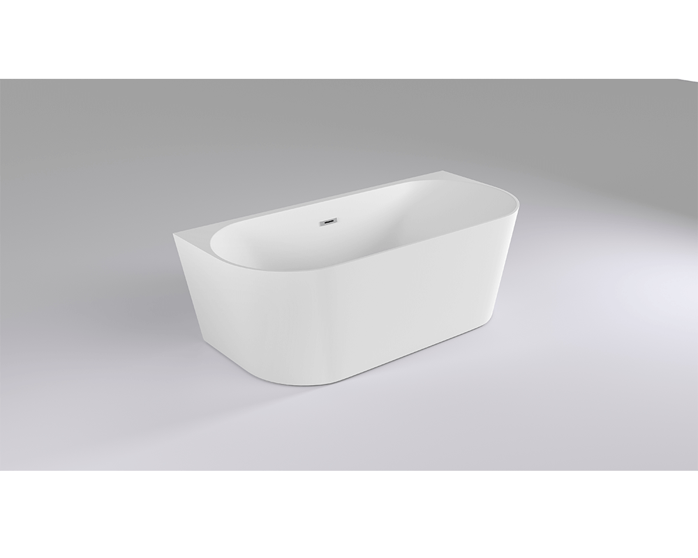 Акриловая ванна Black&White Swan 116SB00, 170x80 см, белая