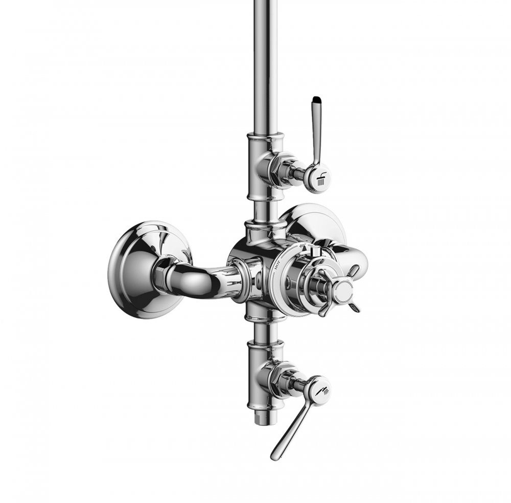 Душевая стойка AXOR Montreux Showerpipe 16572000, с термостатом, хром