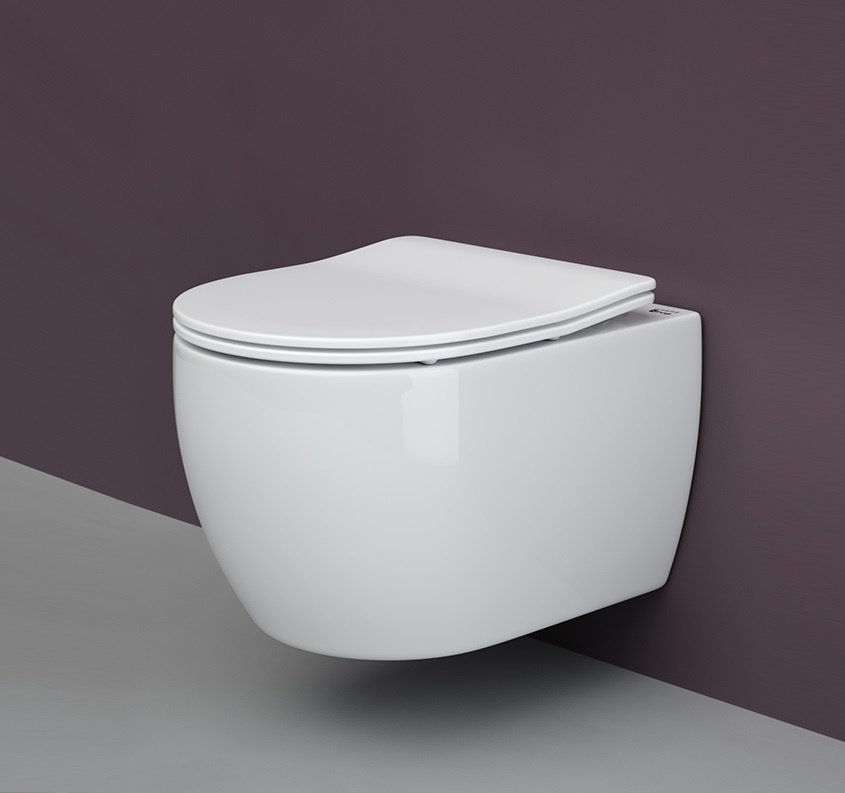 Комплект подвесной безободковый унитаз Ceramica Nova Play Rimless CN3001 с сиденьем Soft Close  +  инсталляция Am.Pm ProC I012707