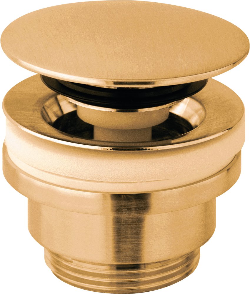 Донный клапан с камерой перелива Paffoni ZSCA050HGSP золото