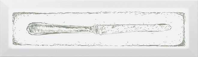 Декор Knife зелёный 8.5х28.5 декор knife зелёный 8 5х28 5