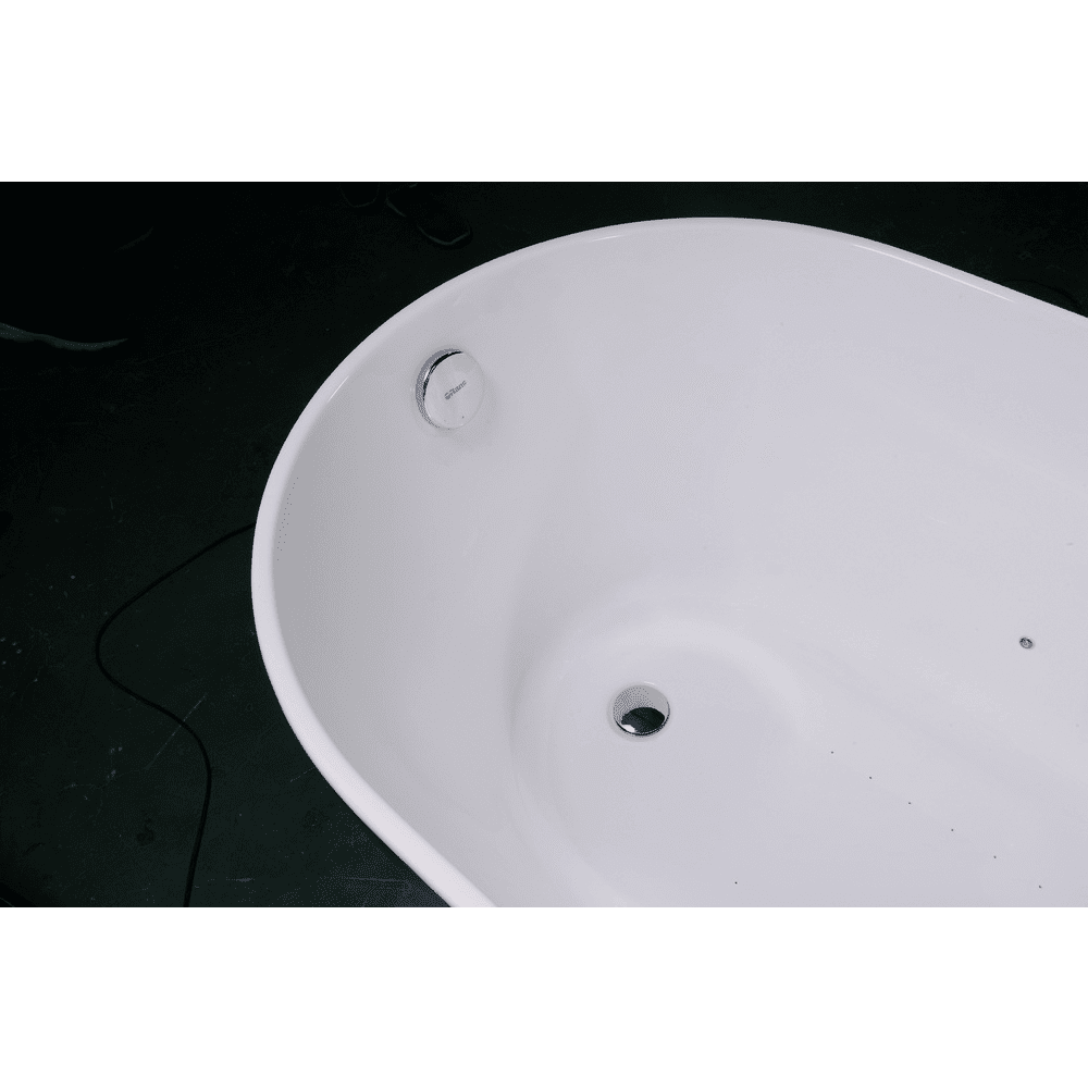 Акриловая ванна 175х75 см Orans BT-NL601 FTSH White с аэромассажем, белая