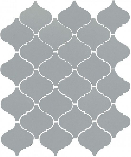 Керамическая плитка Kerama Marazzi Плитка Арабески глянцевый серый 26х30 