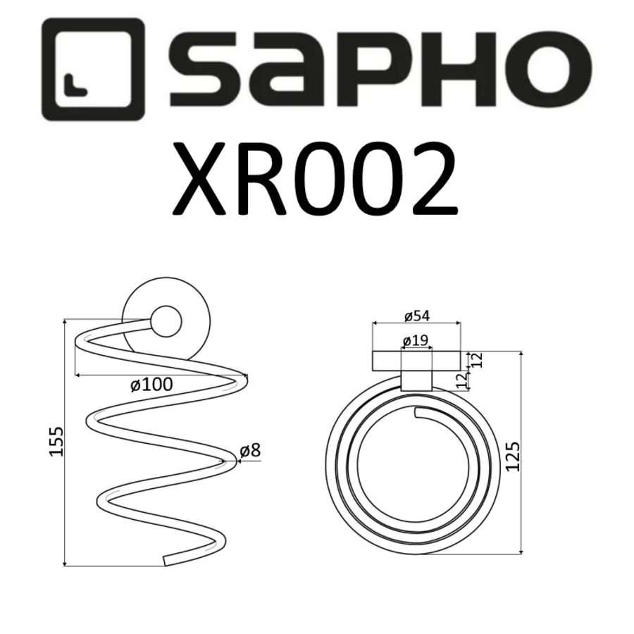 Держатель для фена Sapho X-Round XR002 хром