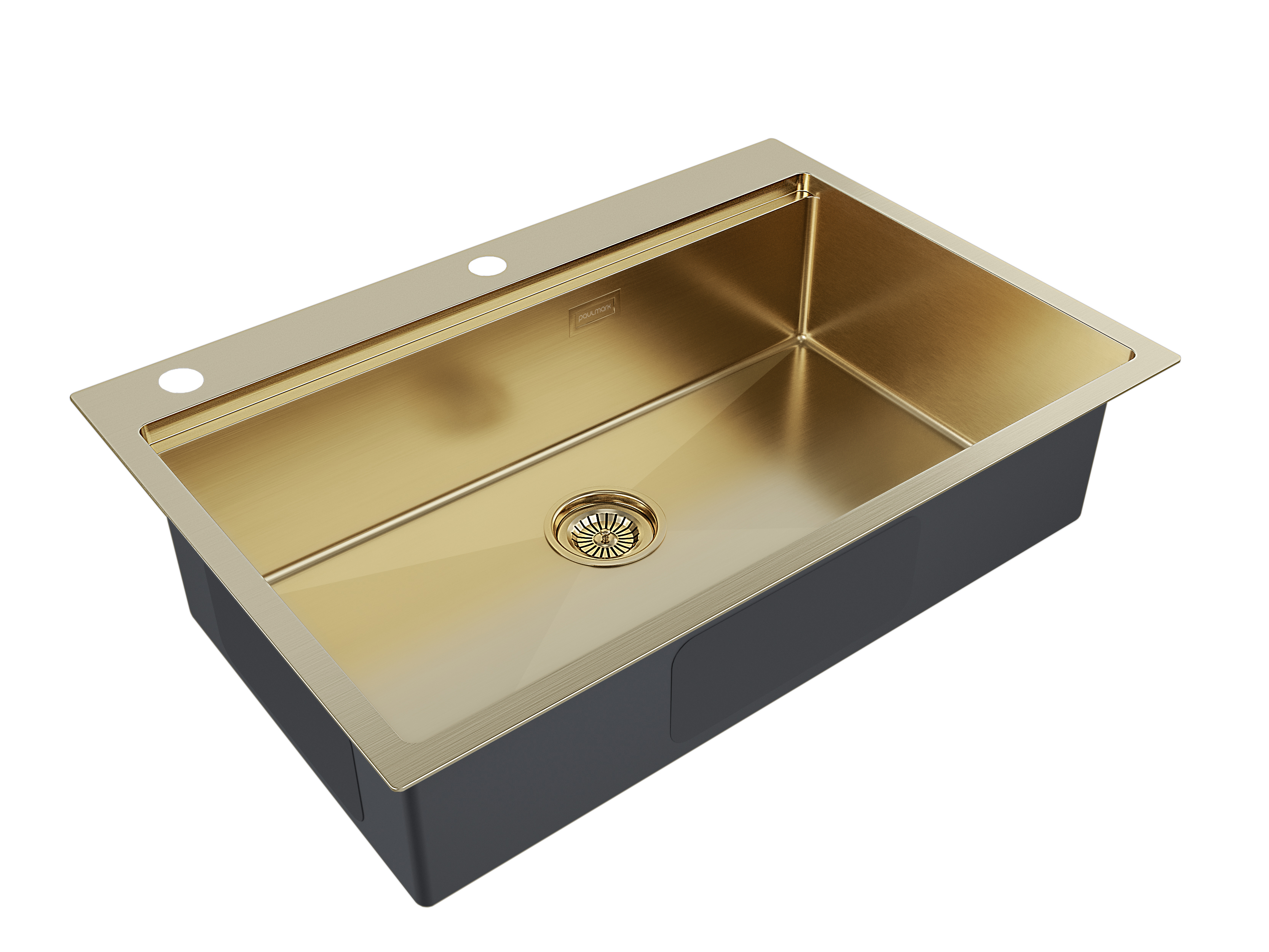 Мойка кухонная Paulmark Vast-Pro PM707551-BG брашированное золото