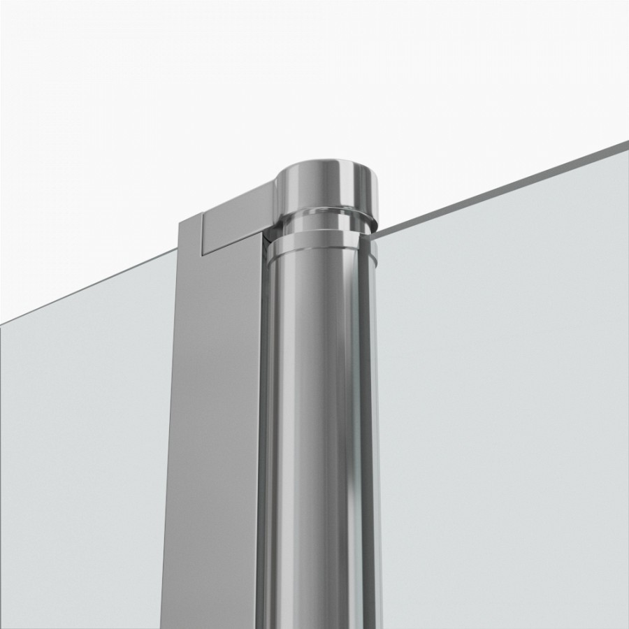 Шторка на ванну Bravat Alfa BG110.5111A стекло прозрачное