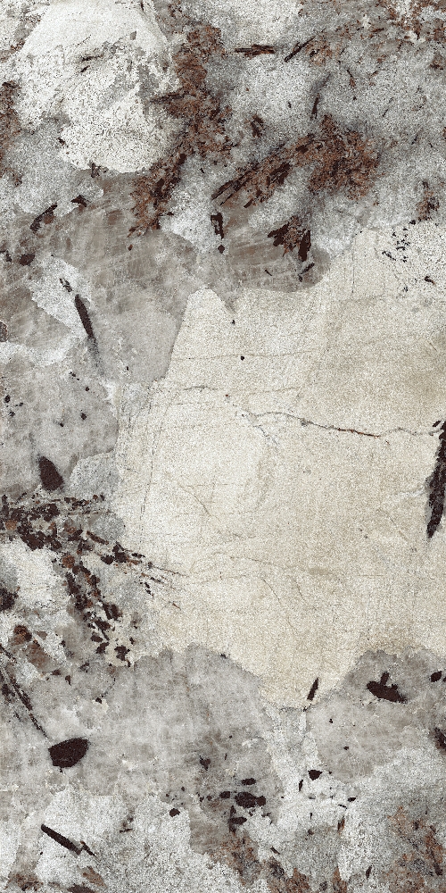 Плитка из керамогранита глянцевая Creto Sunhearrt 80х160 серый (MPL-055309)