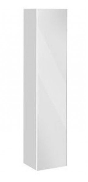 Шкаф-пенал Keuco Royal Reflex New 35x33.5x167 см, с корзиной, фасад белый, L/R 