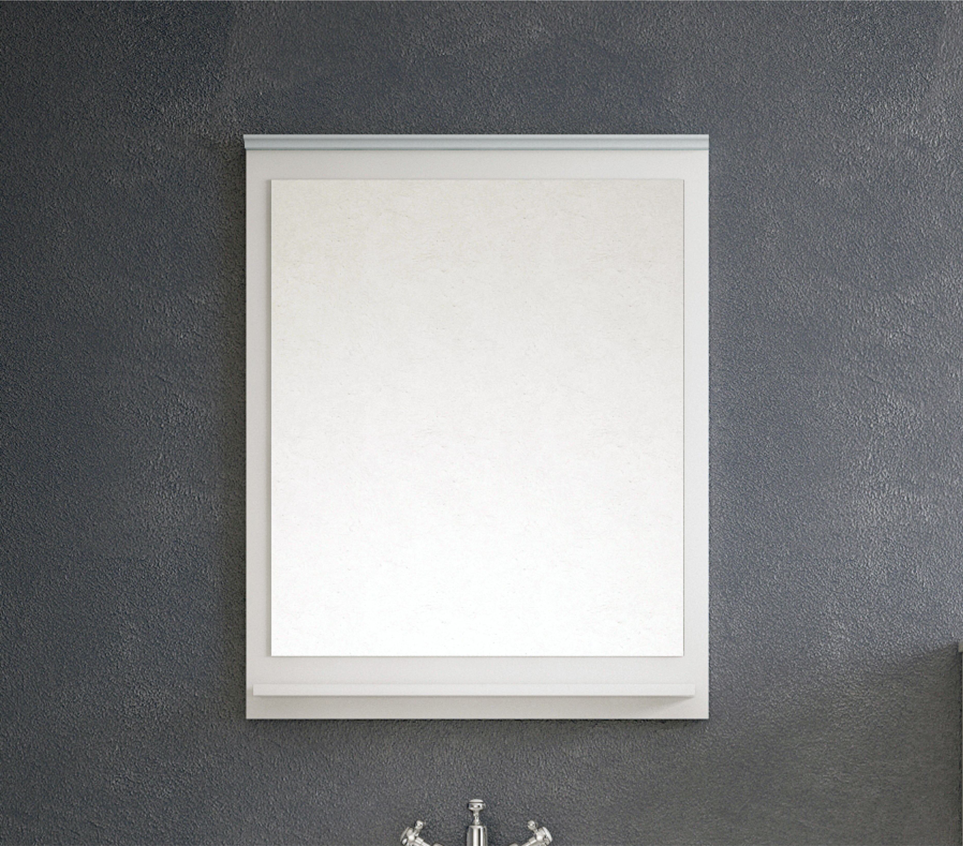 Зеркало с полкой Corozo Блюз 75 SD-00000029 белое