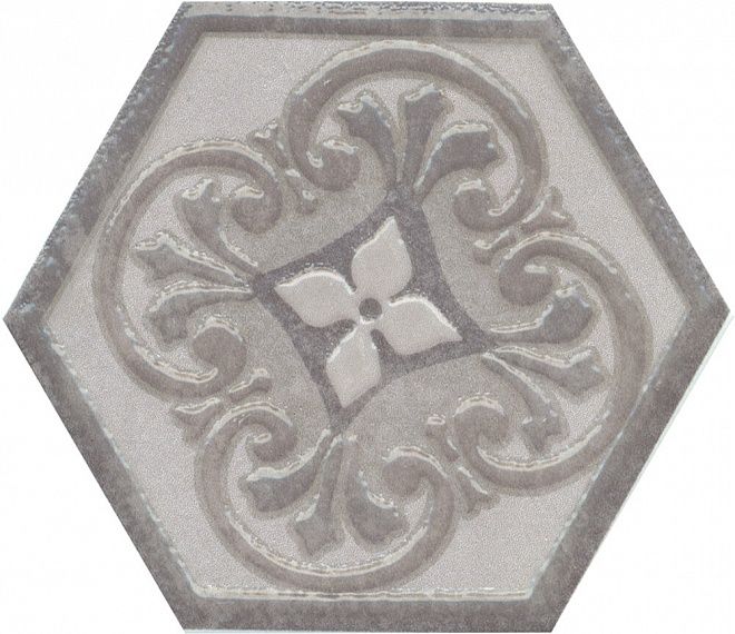 Плитка из керамогранита матовая Kerama Marazzi Тюрен 12x10.4 серый (HGD\A292\SG1010)