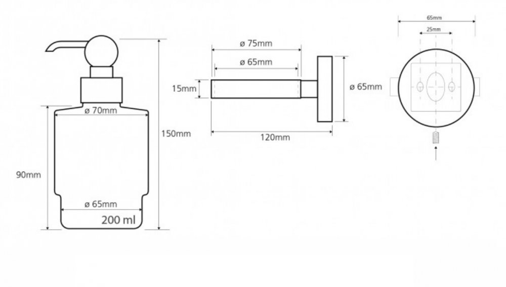 Дозатор жидкого мыла Bemeta Retro 144309102 7 x 12 x 15 см, 200 мл, хром