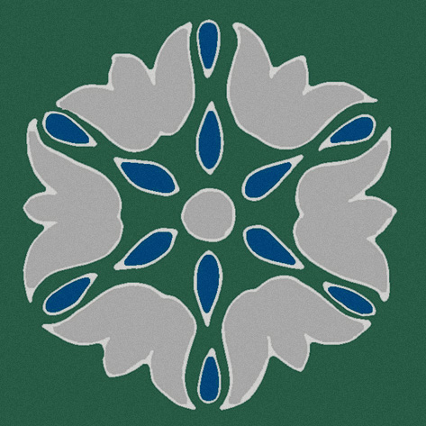 Керамическая плитка Kerama Marazzi Вставка Анвер 8 зеленый 4,85х4,85