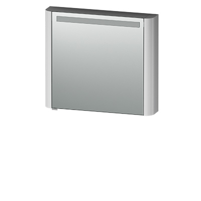 Зеркальный шкаф Am.Pm Sensation M30MCR0801FG, правый, 80 см, с подсветкой, серый шелк 