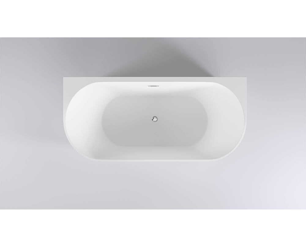 Акриловая ванна Black&White Swan 116SB00, 170x80 см, белая