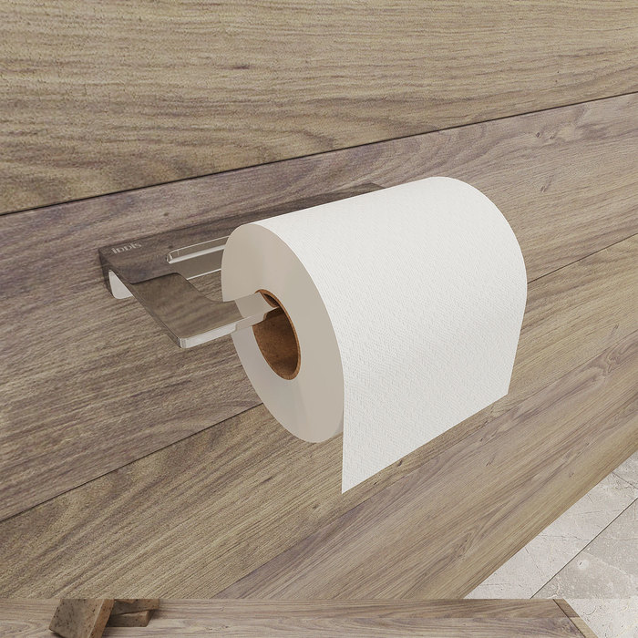 Держатель туалетной бумаги без крышки сплав металлов IDDIS Slide хром SLISC00i43