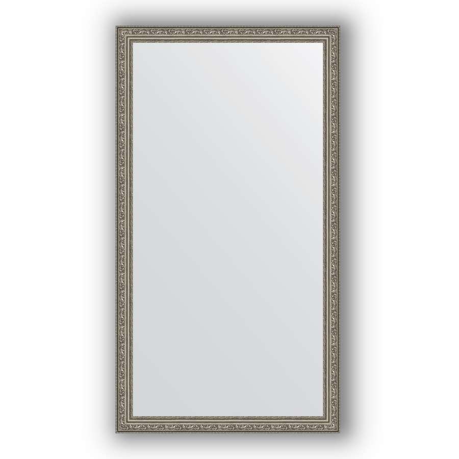 Зеркало в багетной раме Evoform Definite BY 3296 74 x 134 см, виньетка состаренное серебро 