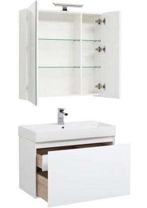 Комплект мебели для ванной Aquanet Йорк 85 белый
