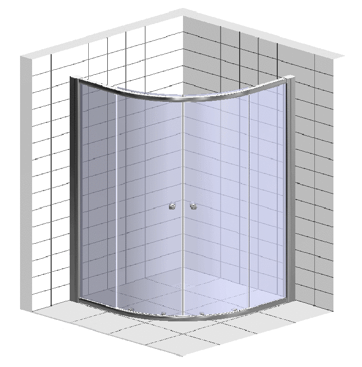Душевой уголок с раздвижными дверьми Wasserkraft Isen 26S01 - 3 изображение