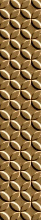 Плитка из керамогранита глянцевая Italon Контемпора 2.5x30 желтый (600100000031)