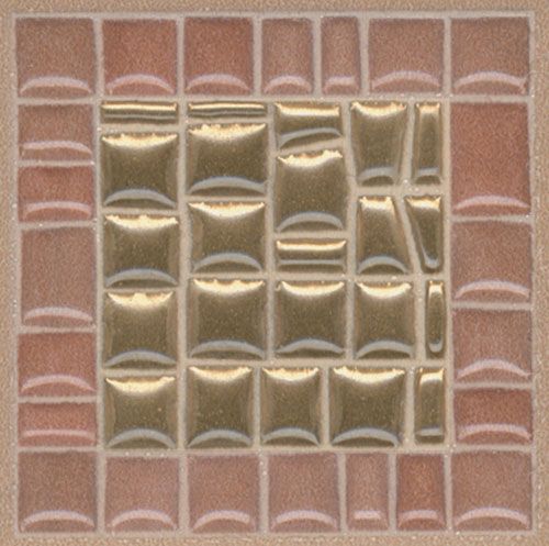 Керамическая плитка Kerama Marazzi Вставка Виченца золото 4,9х4,9