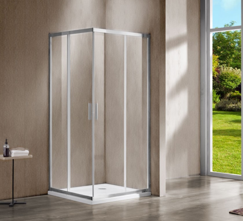 Душевая дверь Vincea Garda 90 см хром, стекло прозрачное, VHC-1G900CL