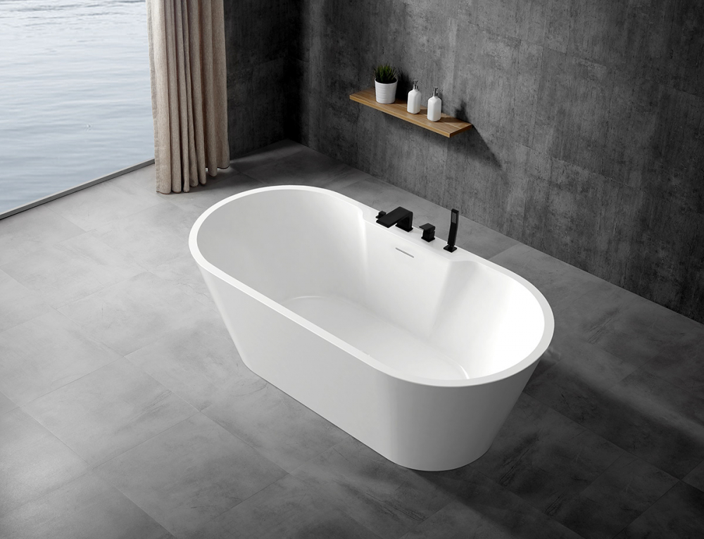 Акриловая ванна Abber 160х80 см AB9299-1.6, белый