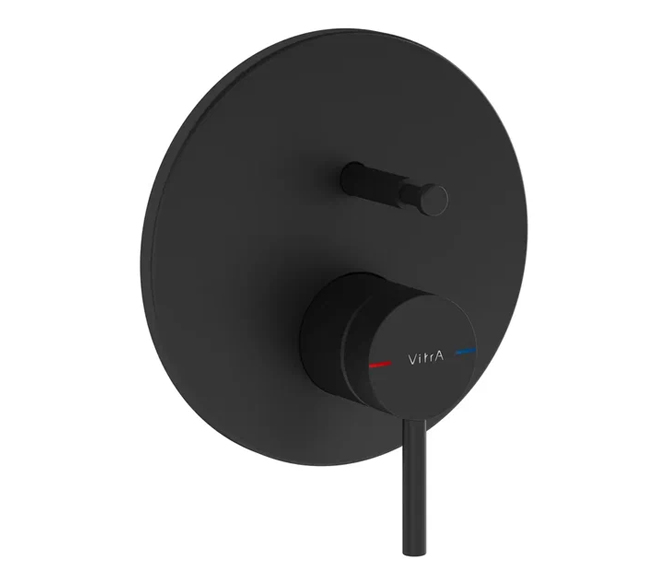 Комплект душевой системы Vitra Origin, матовый черный A49284EXP