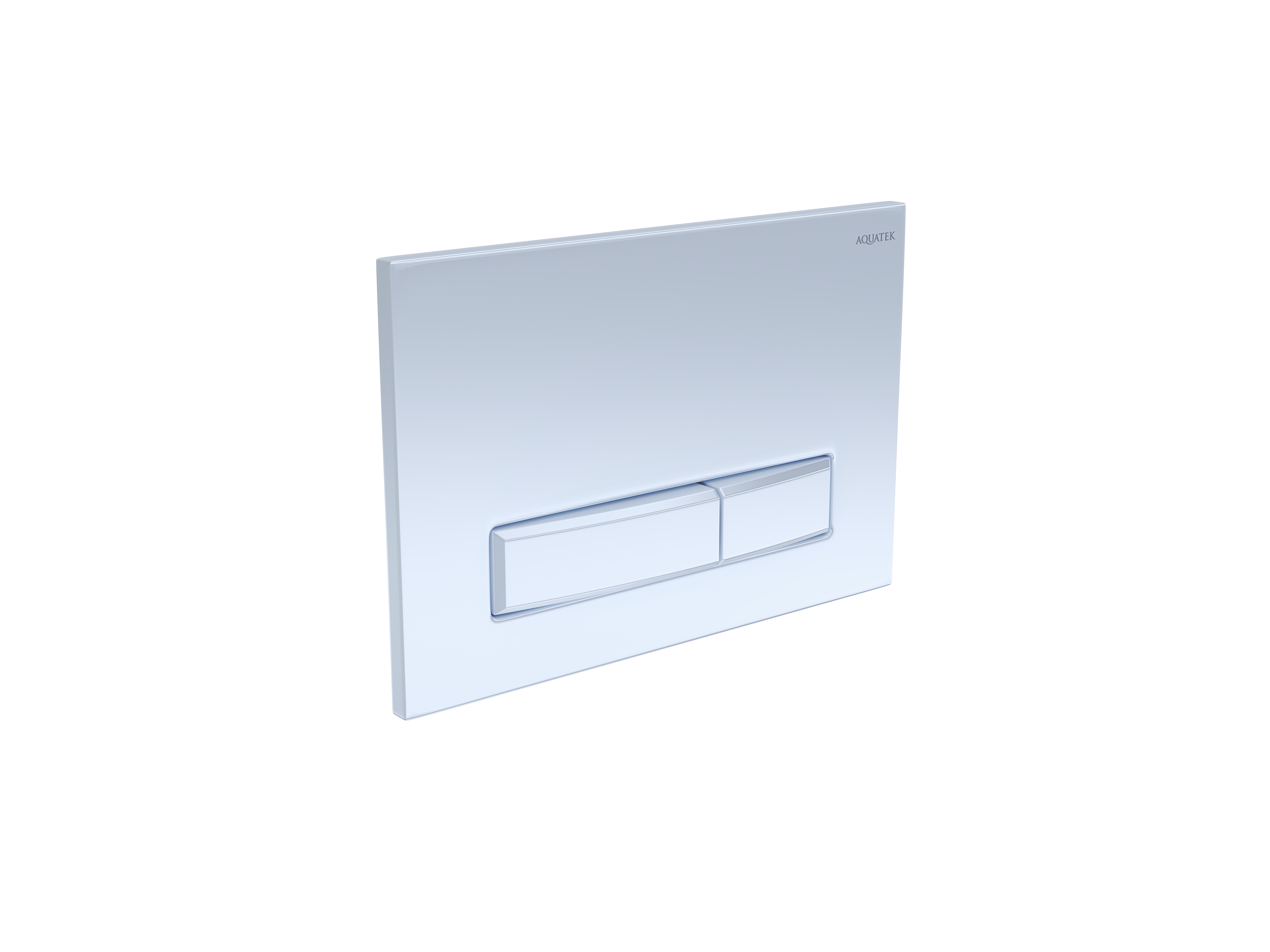 Панель смыва Aquatek Slim, KDI-0000021, белая глянецевая